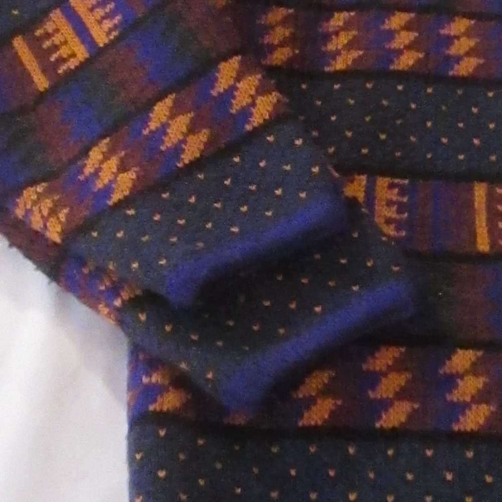 LUCE PURPLE/GOLD/BRONZE BURGUNDY/BLACK KNIT BLAZER - Picture 6 of 8